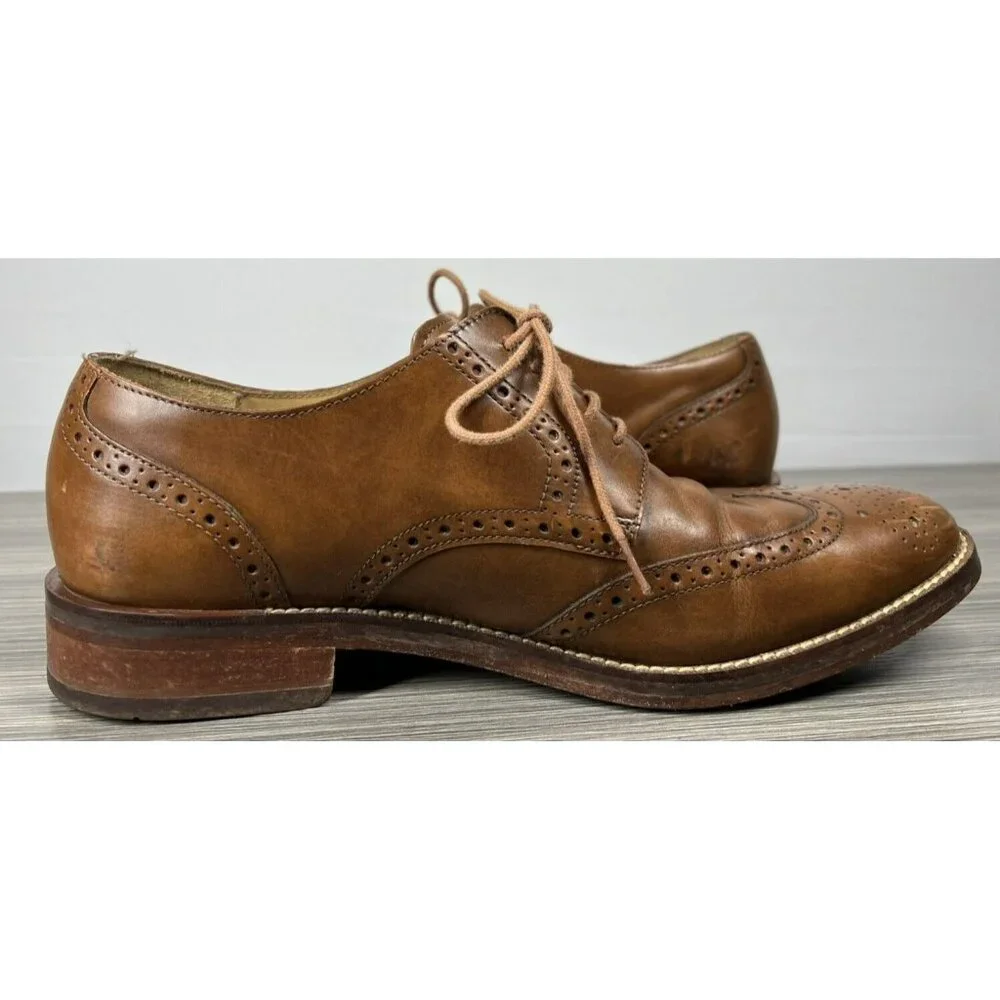 Cole Haan Grand Os Men's Shoes Size 8.5 M Brown Wingtip Oxford Madison Medallion